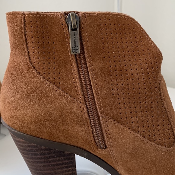 Jessica Simpson Caderian Bootie in Brown Suede - Picture 5 of 7